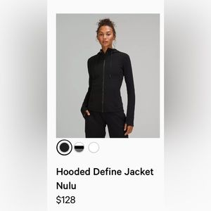 Lululemon Hooded Define Jacket Nulu